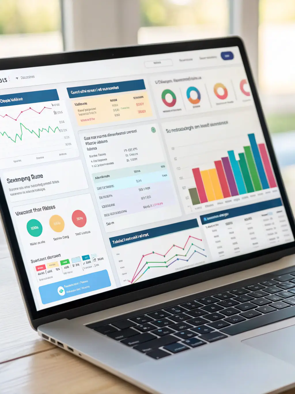 An AI-driven dashboard showing real-time campaign performance metrics and automated optimization recommendations for Protótipo Digital.